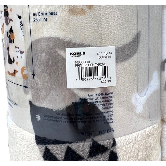 The Big One Bedding Kohls Dog Theme The Big One Plush Oversized